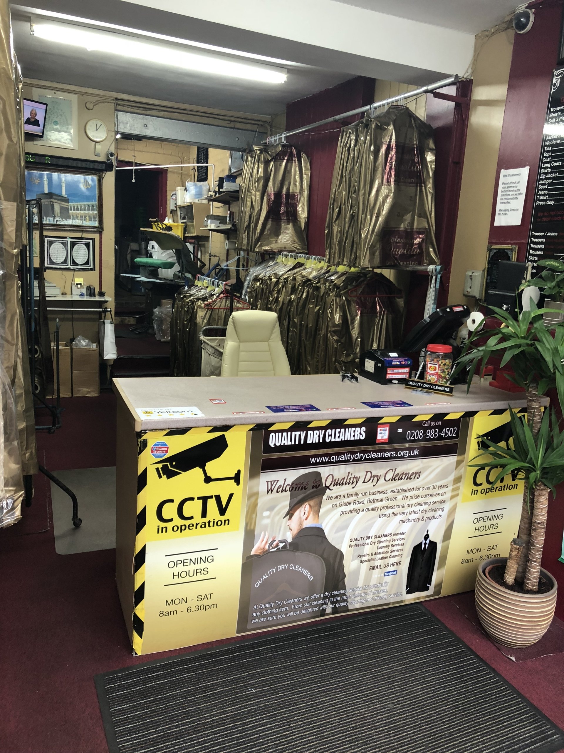 Quality Dry Cleaners Contact Us Dry Cleaners Bethnal Green