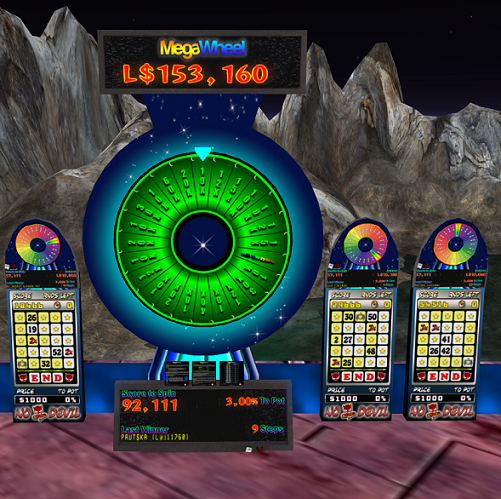 play mega wheel online live casino game