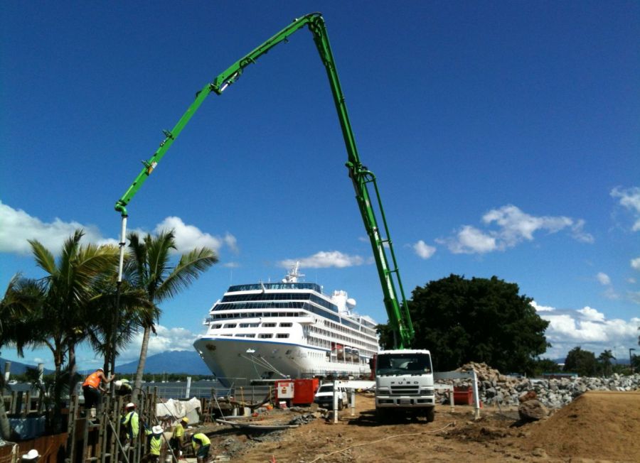 Professional concrete pumping in Earlville