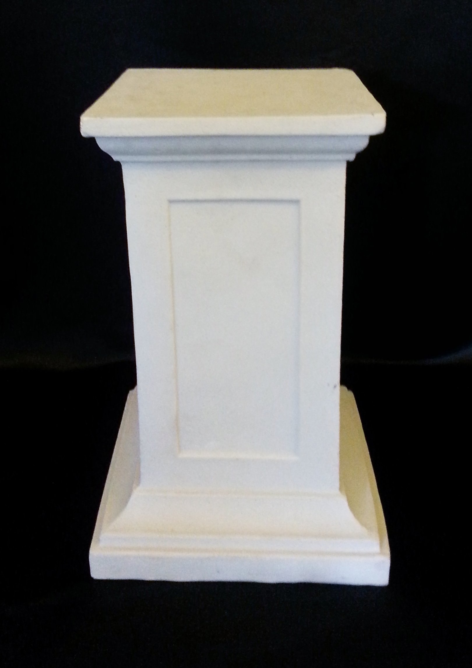 WHite  Stone Statue Plinth