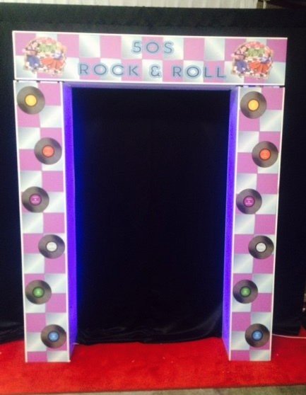 Prop 60s entrance illuminated