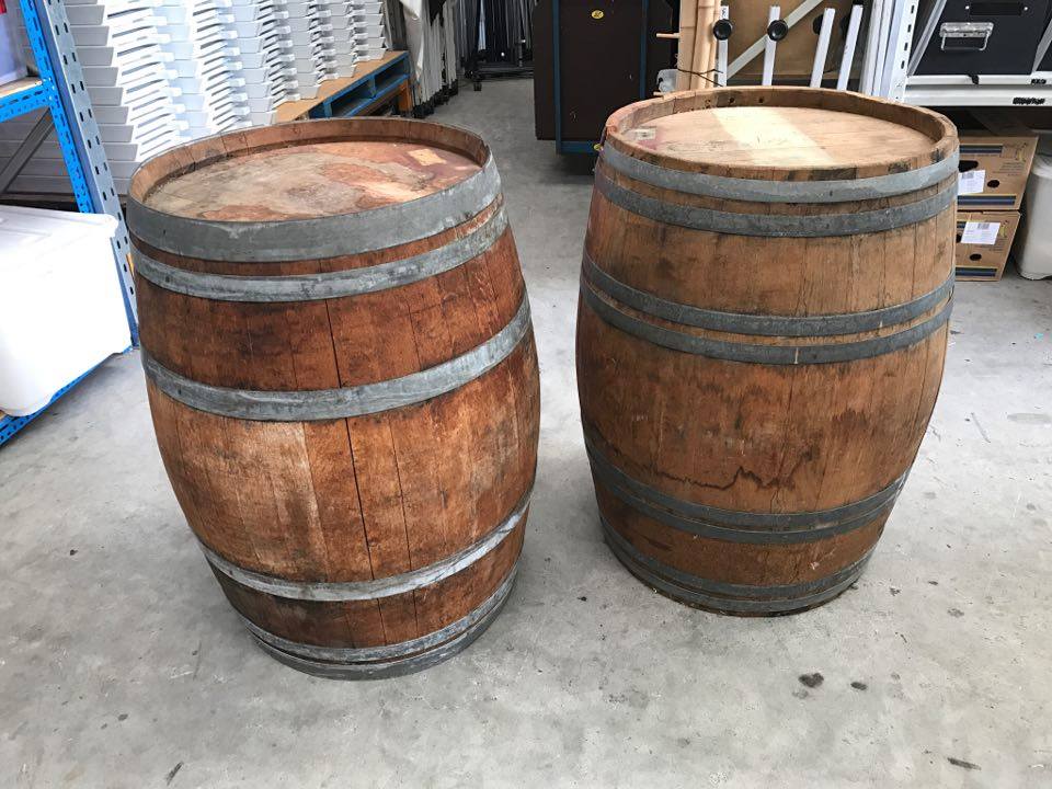 Wine barrels
