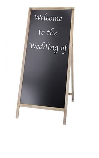 standing chalk board