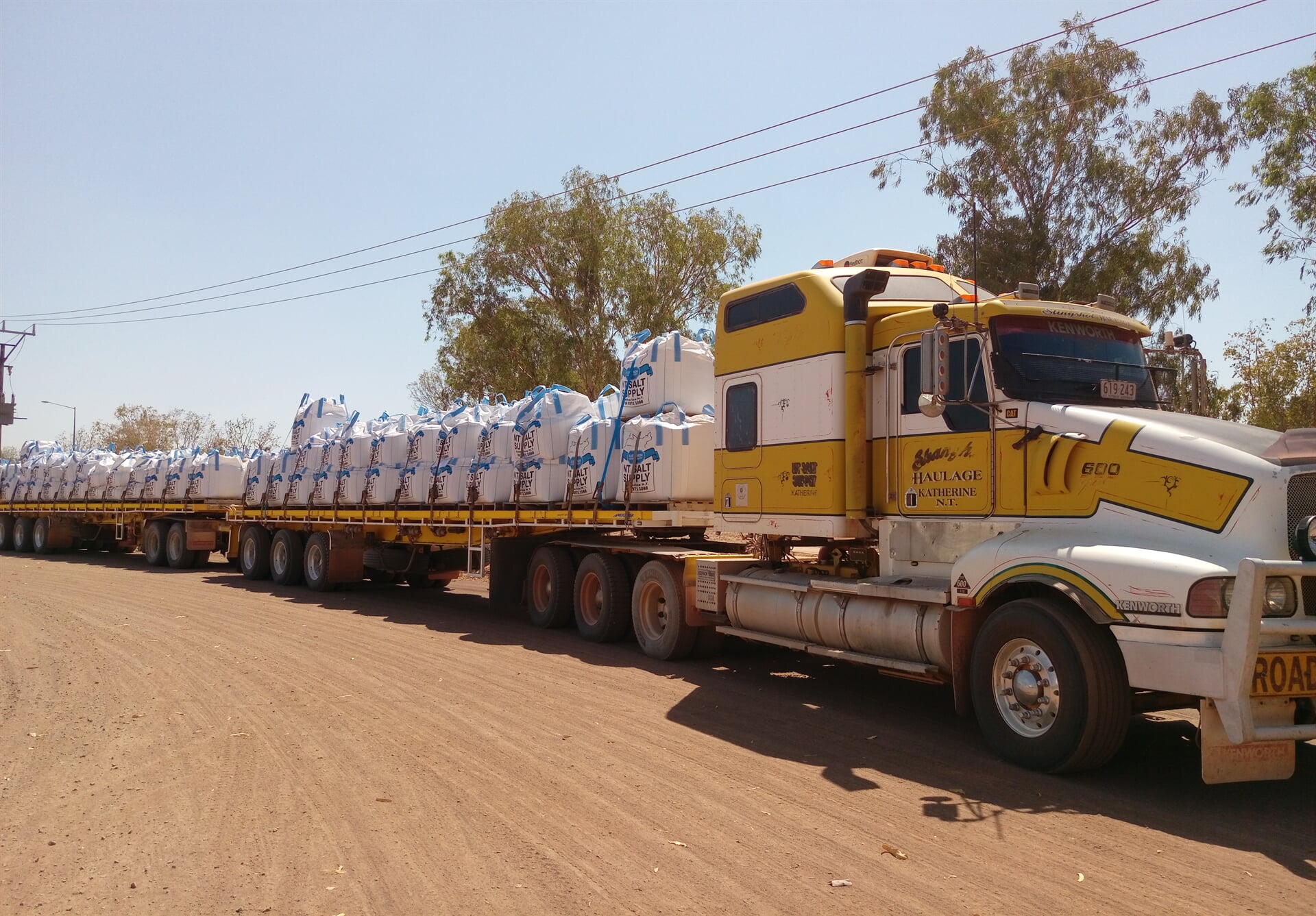 Salt Supply in Katherine Slingshot Haulage