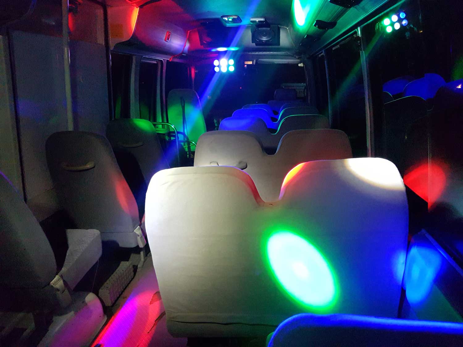 small party bus lights