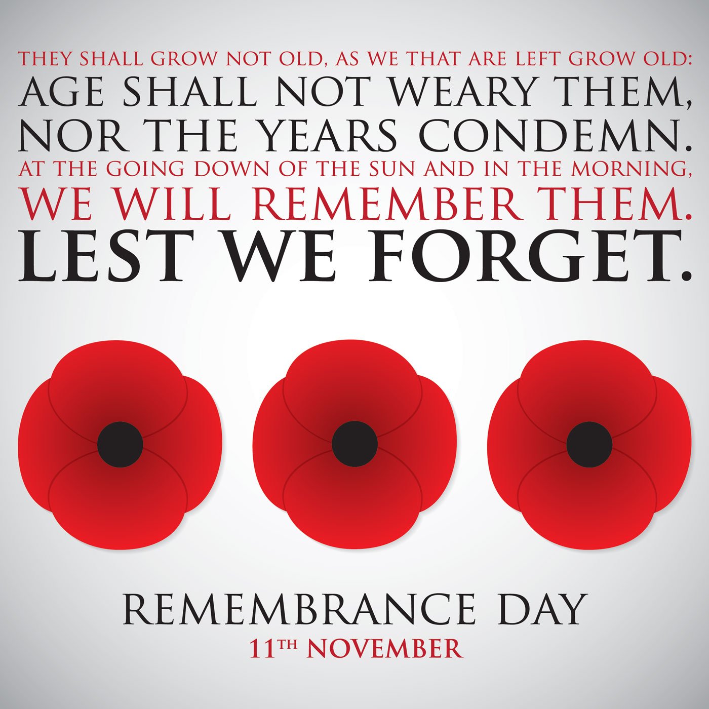 Remembrance day advertisement 