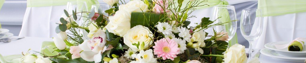 Beautiful flowers arranged by the expert