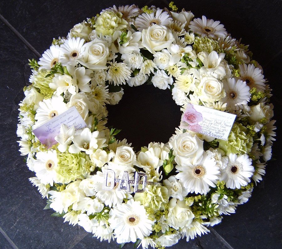 Flower arrangements for funeral displays in Bristol