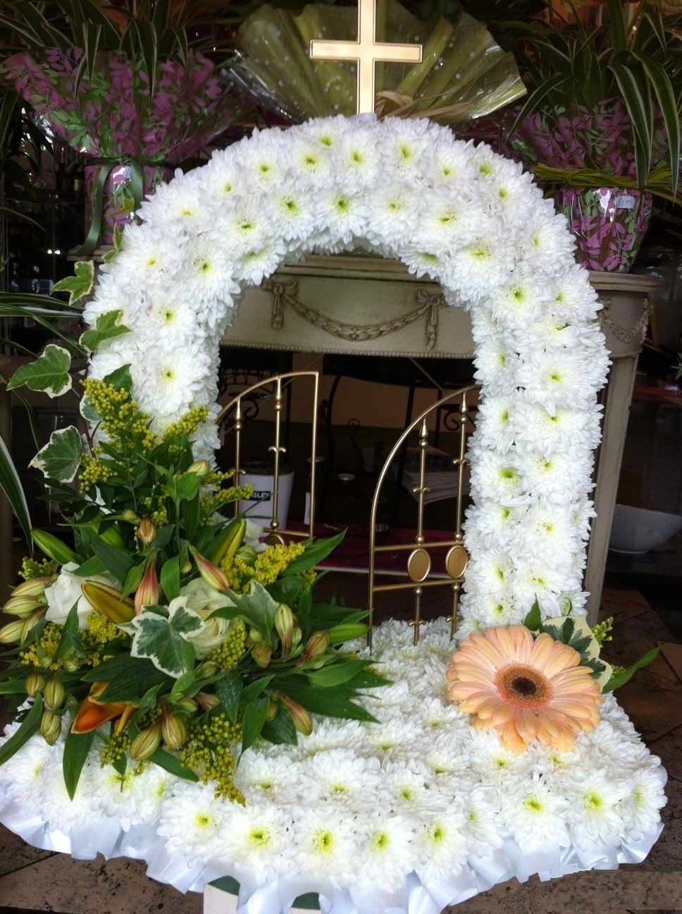 Flower arrangements for funeral displays in Bristol