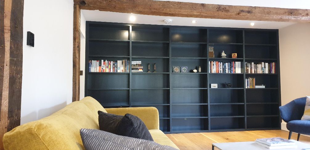 Railings Bookcase | Oak Tree Cabinet Makers | Swindon