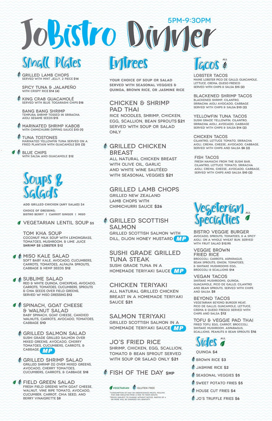 Jo Bistro Official site