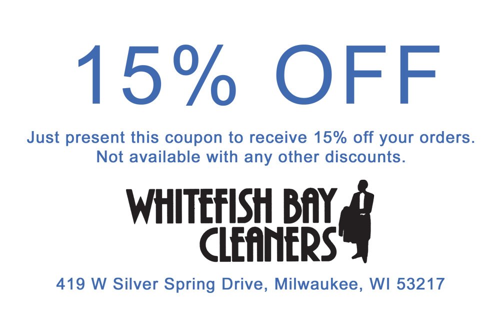 Special Dry Cleaning Services Milwaukee, WI Whitefish Bay Cleaners