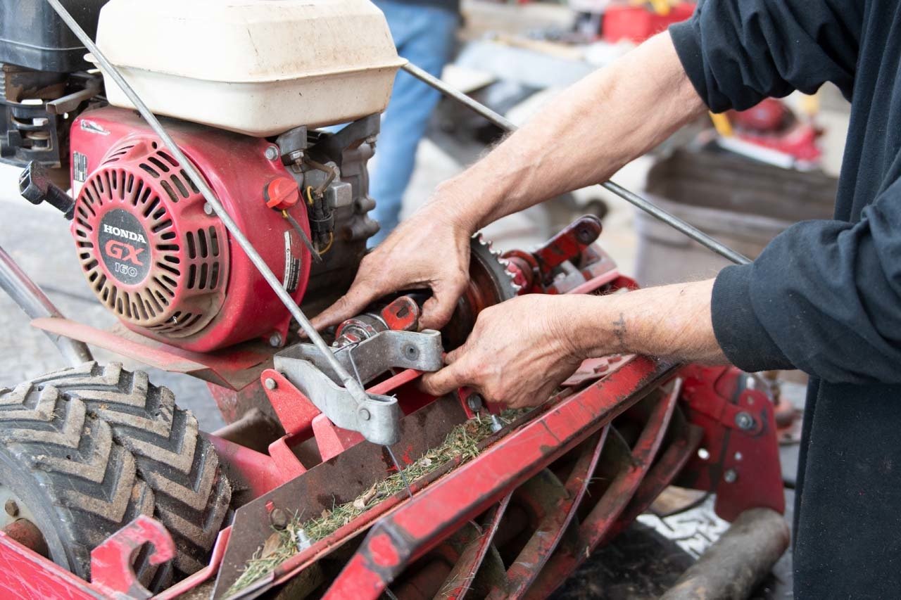 Reel Mower Sharpening Service & Repair Reel Works Auburn, GA