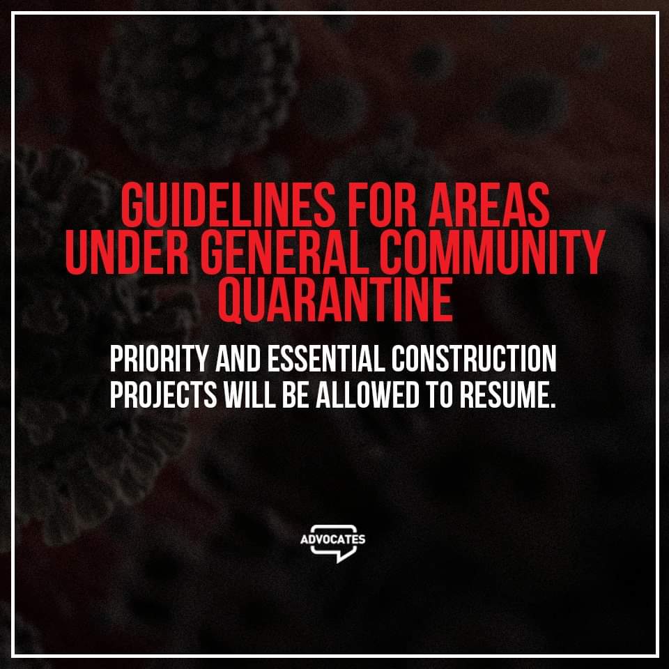 GCQ GUIDELINES