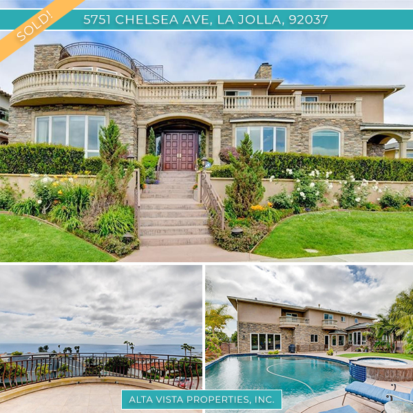 Alta Vista Properties, Inc. Sales San Diego