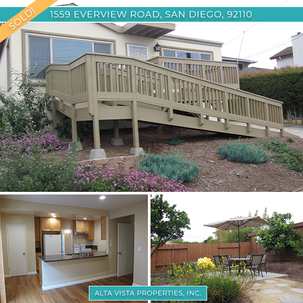 Alta Vista Properties, Inc. Sales San Diego