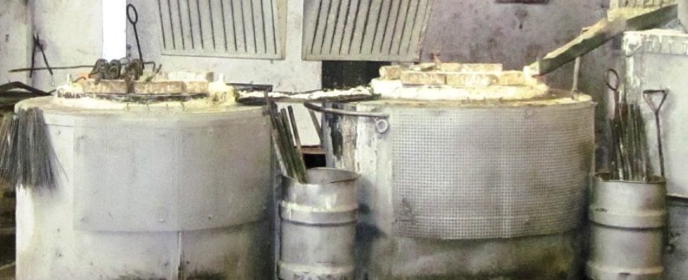 cementazione in bagni di sale