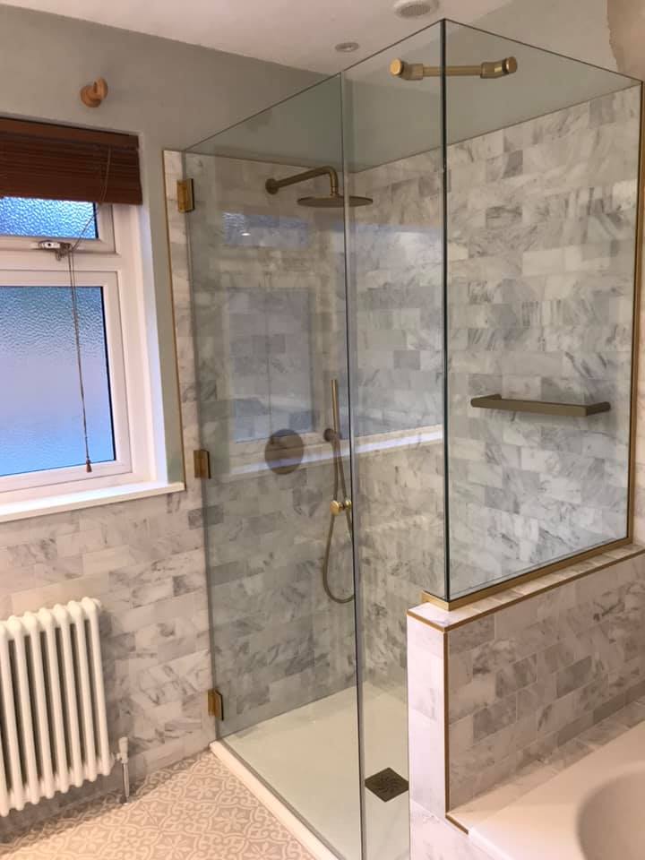 bespoke shower screens for baths