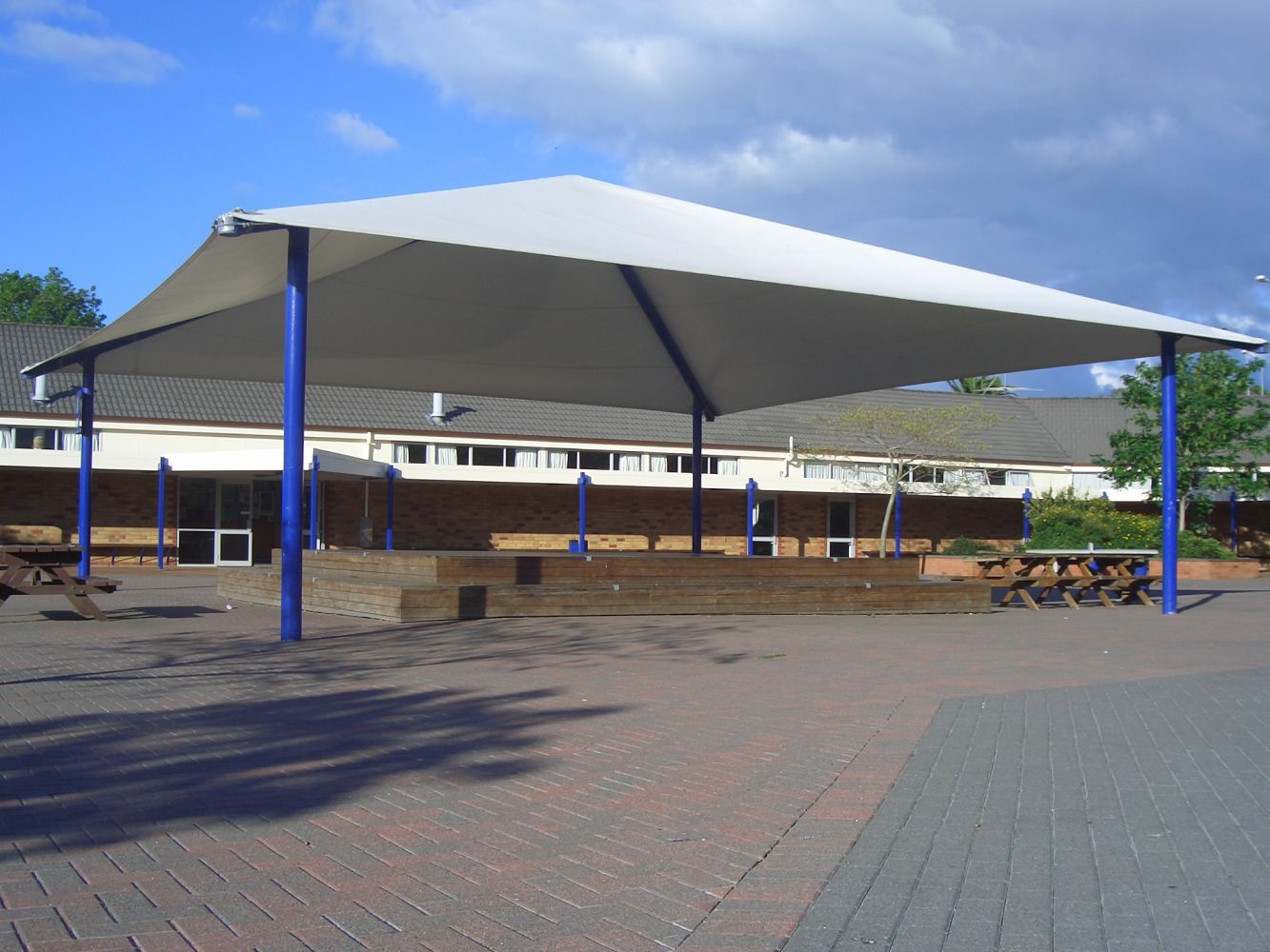 Shade structure 12m square