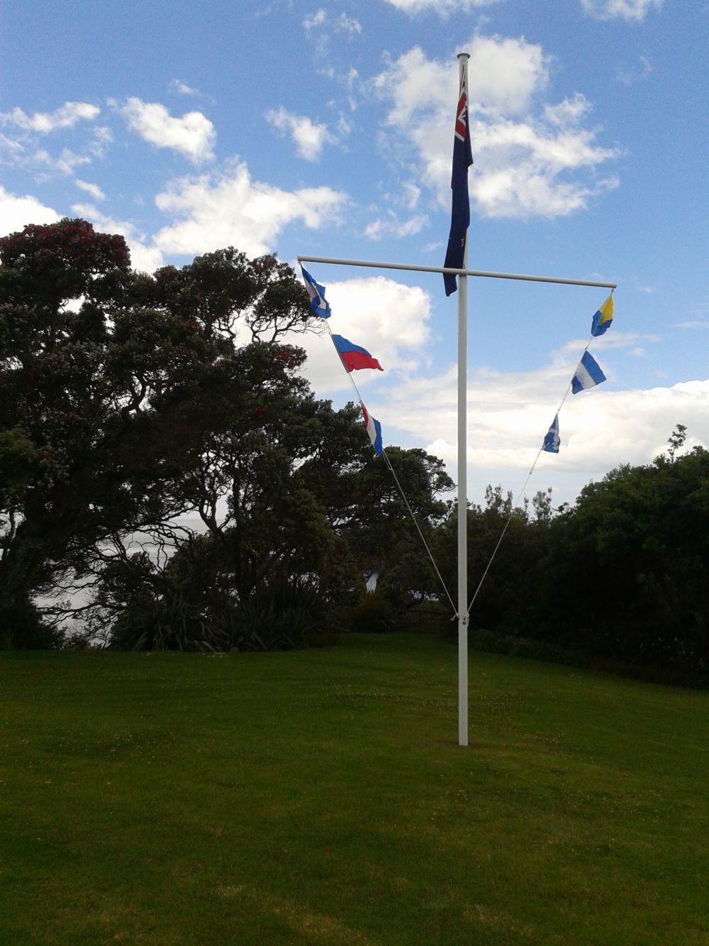 Custom fabrication of Nautical flagpoles