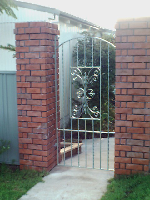 Wrought iron gate