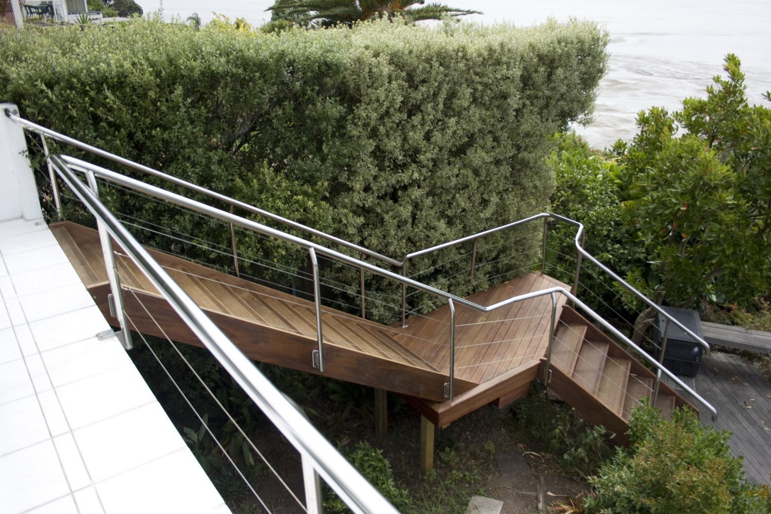 Stainless steel handrails