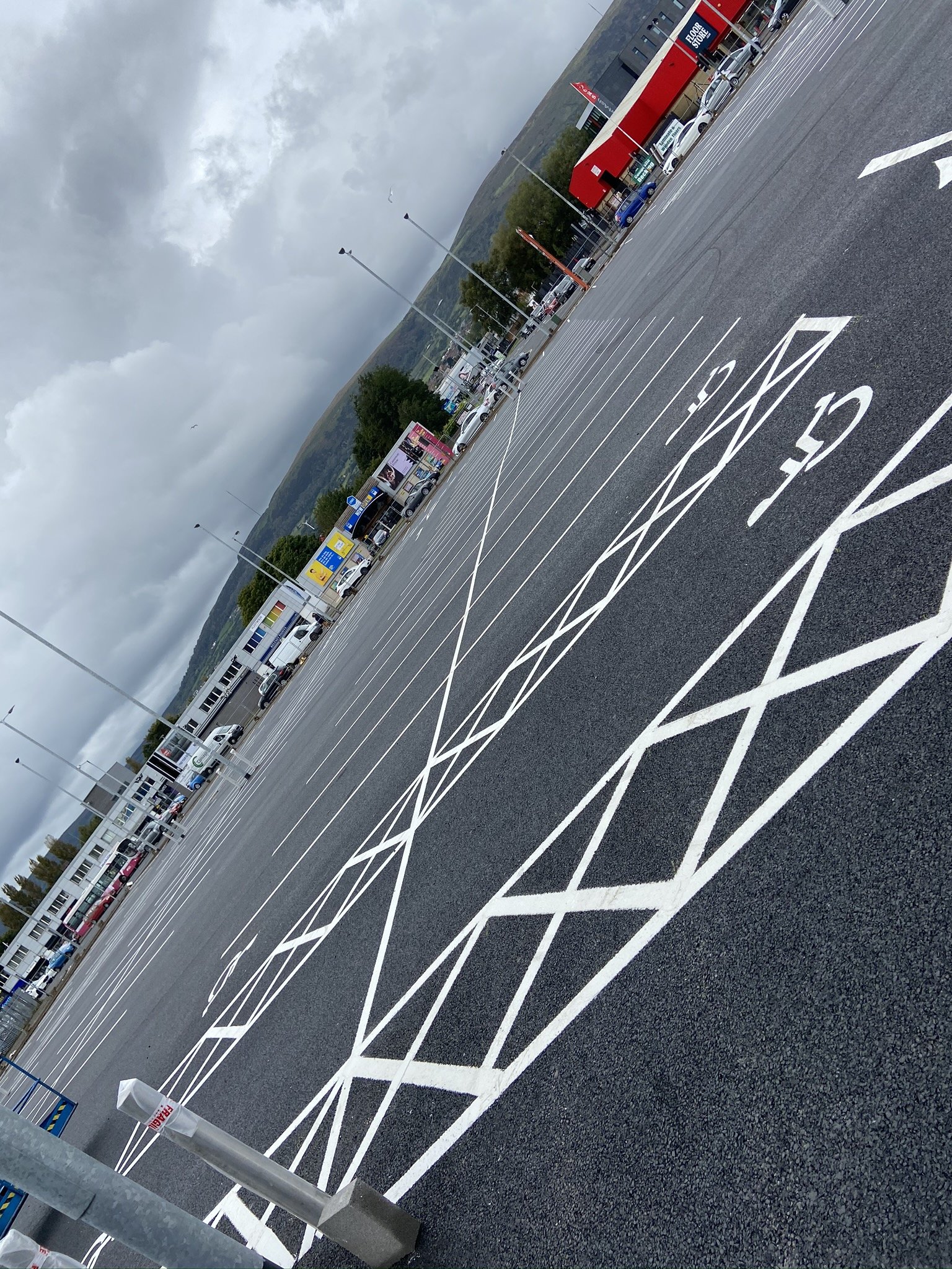 Road marking company Belfast Shannon Roadmarkings