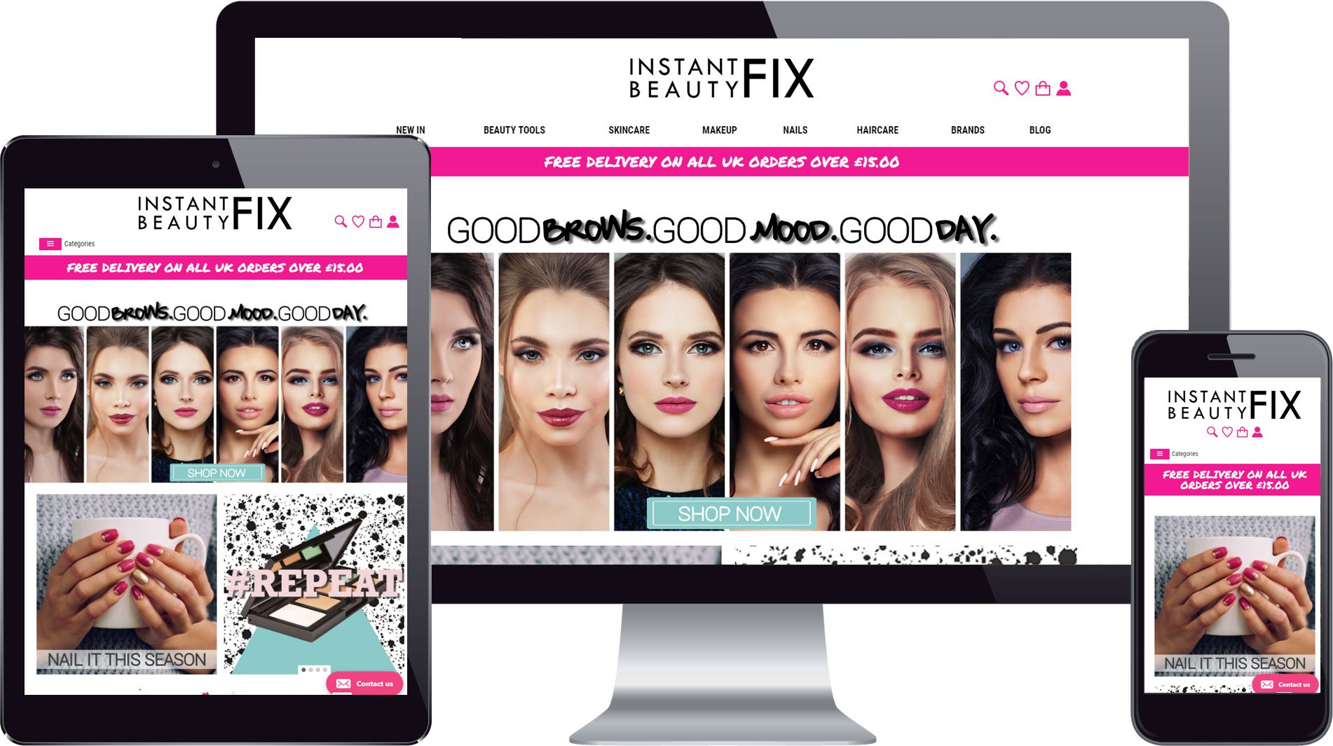 Instant Beauty Fix Cotswold Web Web Design Cheltenham