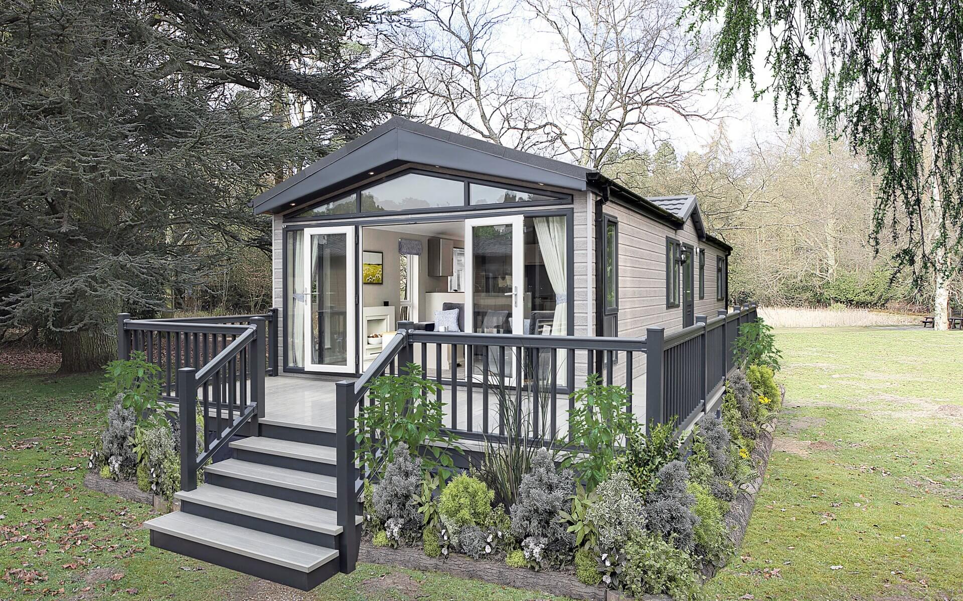 Luxurious lakeside lodges for sale Heron Lakes