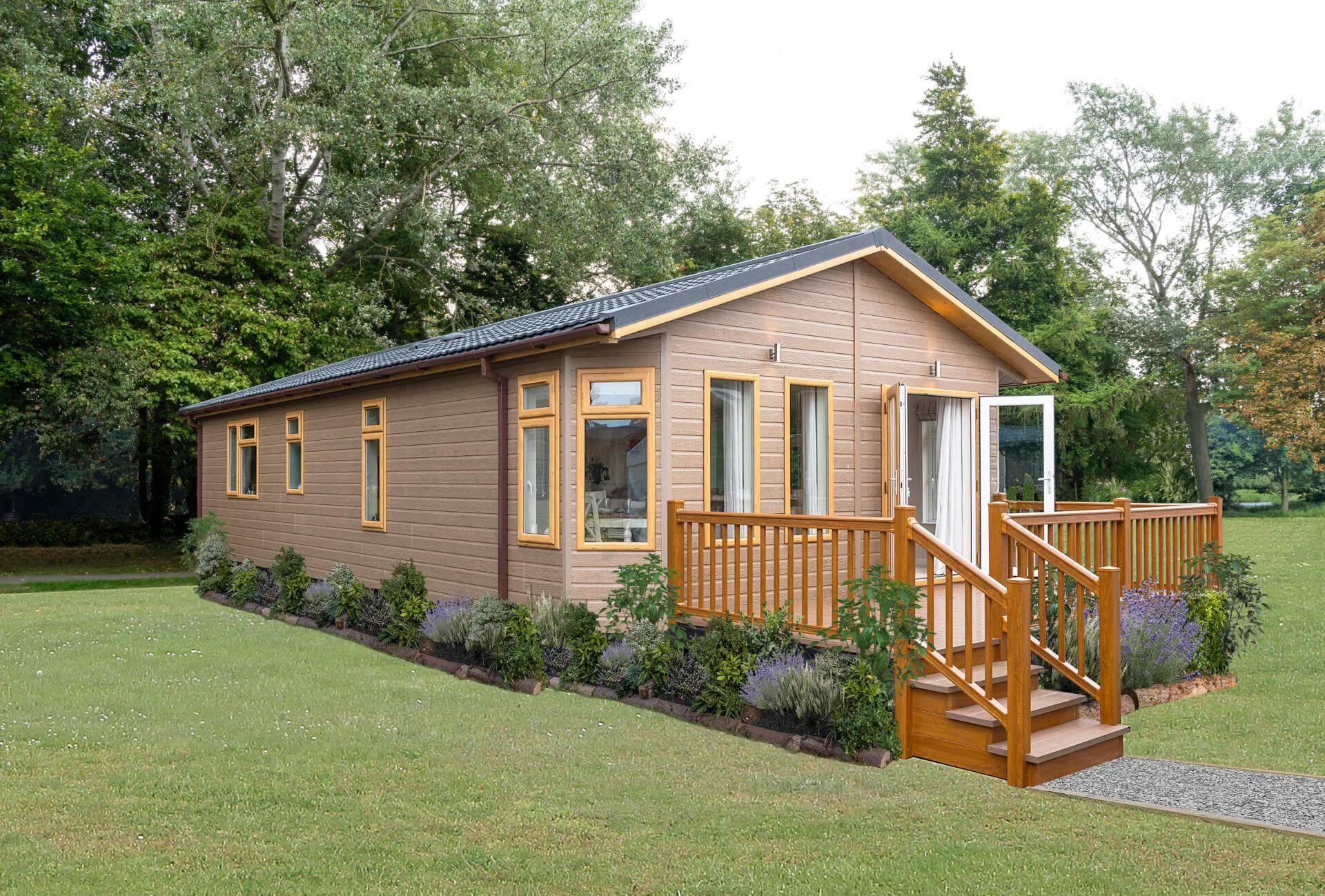 Luxurious lakeside lodges for sale Heron Lakes