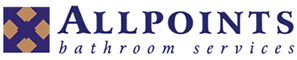 allpoints bathroom services business logo for footer