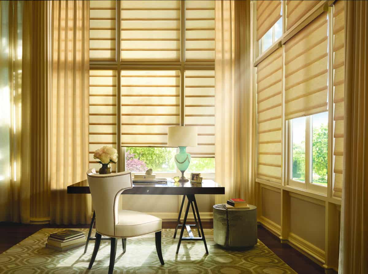 Roman Shades and Roman Blinds from Hunter Douglas by Seeview Blinds