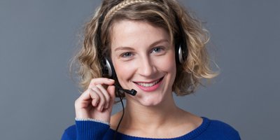 mazden secretary using a headset mazden secretary using a headset