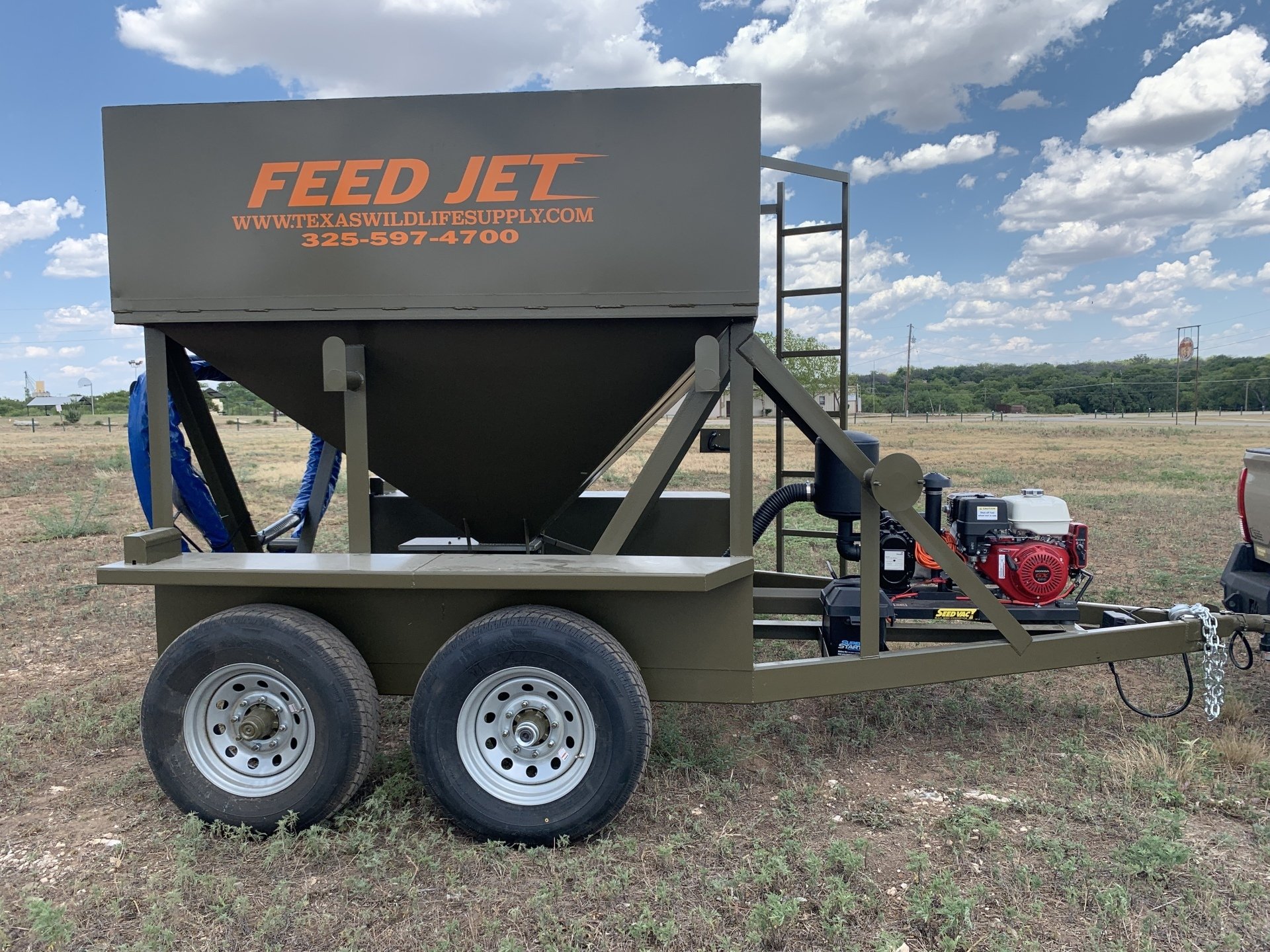 Feed Jets Pneumatic Feed Handling System Texas Wildlife Supply