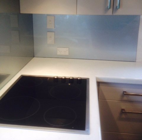 Glass work done in kitchen