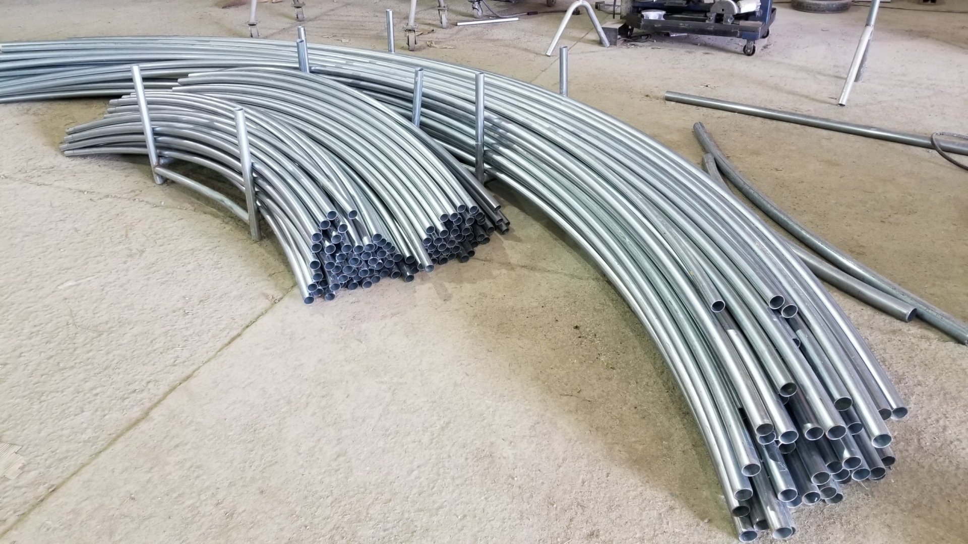 Contracted Pipe COVER-TECH | Steel & Aluminum Fabrication | CNC Cutting