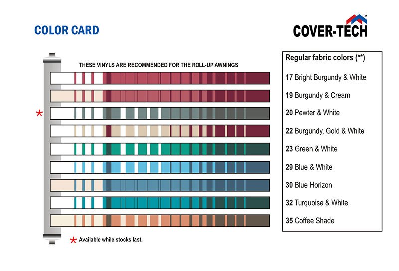 COVERTECH RV Awnings Replacement RV Awnings RV Fabric