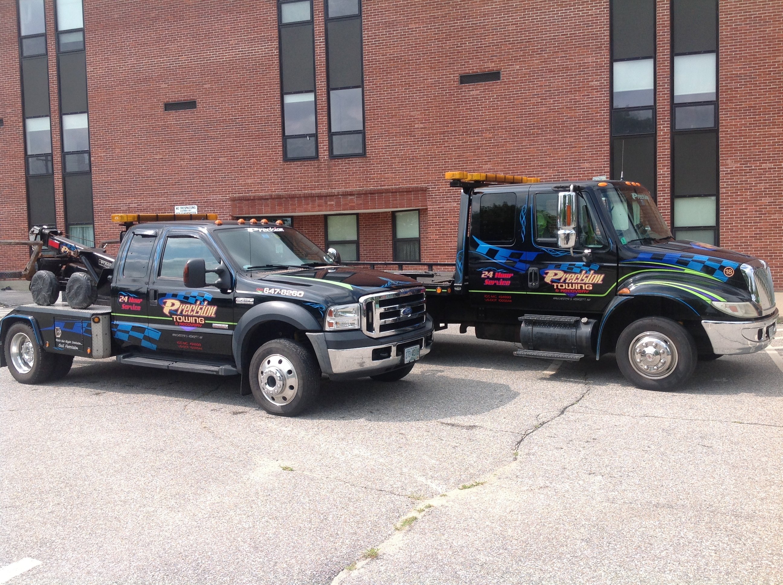 Wrecker Service Manchester, NH Motorcycle Towing & Flatbed Services