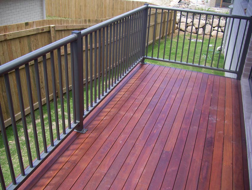 wooden deck