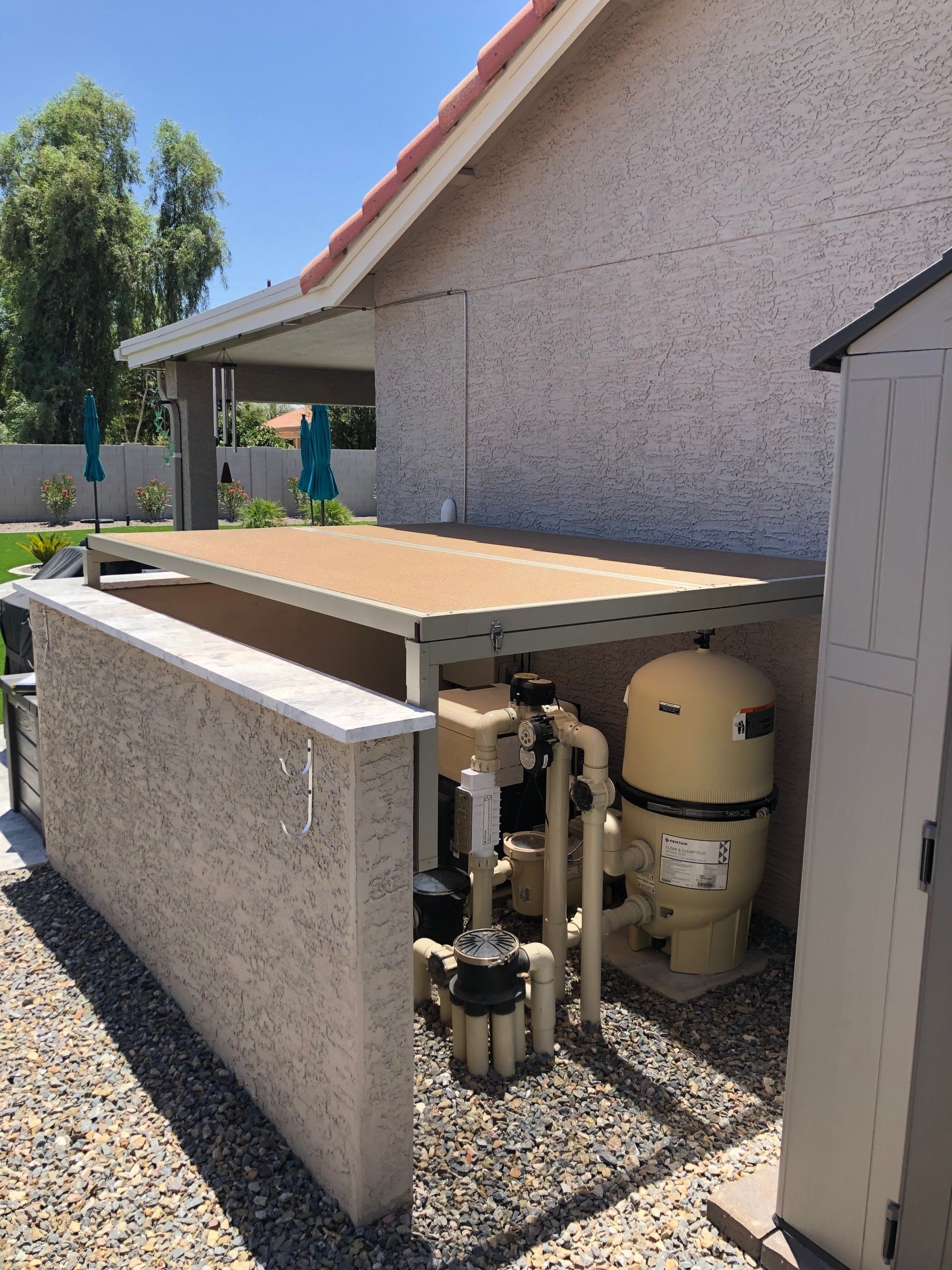 Shades for Pool Equipment Pool Equipment Shades AZ