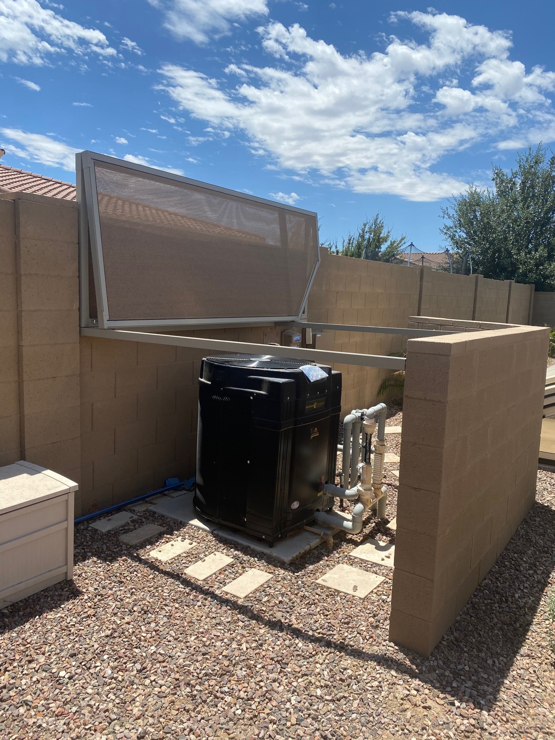 Shades for Pool Equipment Pool Equipment Shades AZ