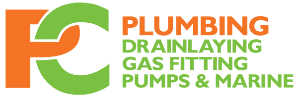 Plumbing drain laying gas fitting pumps and marine logo