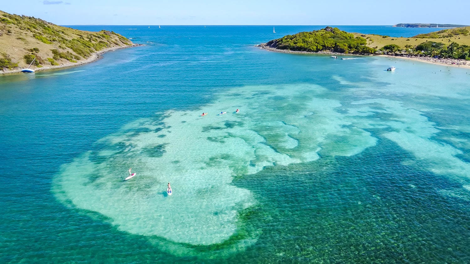 Rent a kayak to explore Pinel island Caribbean Paddling