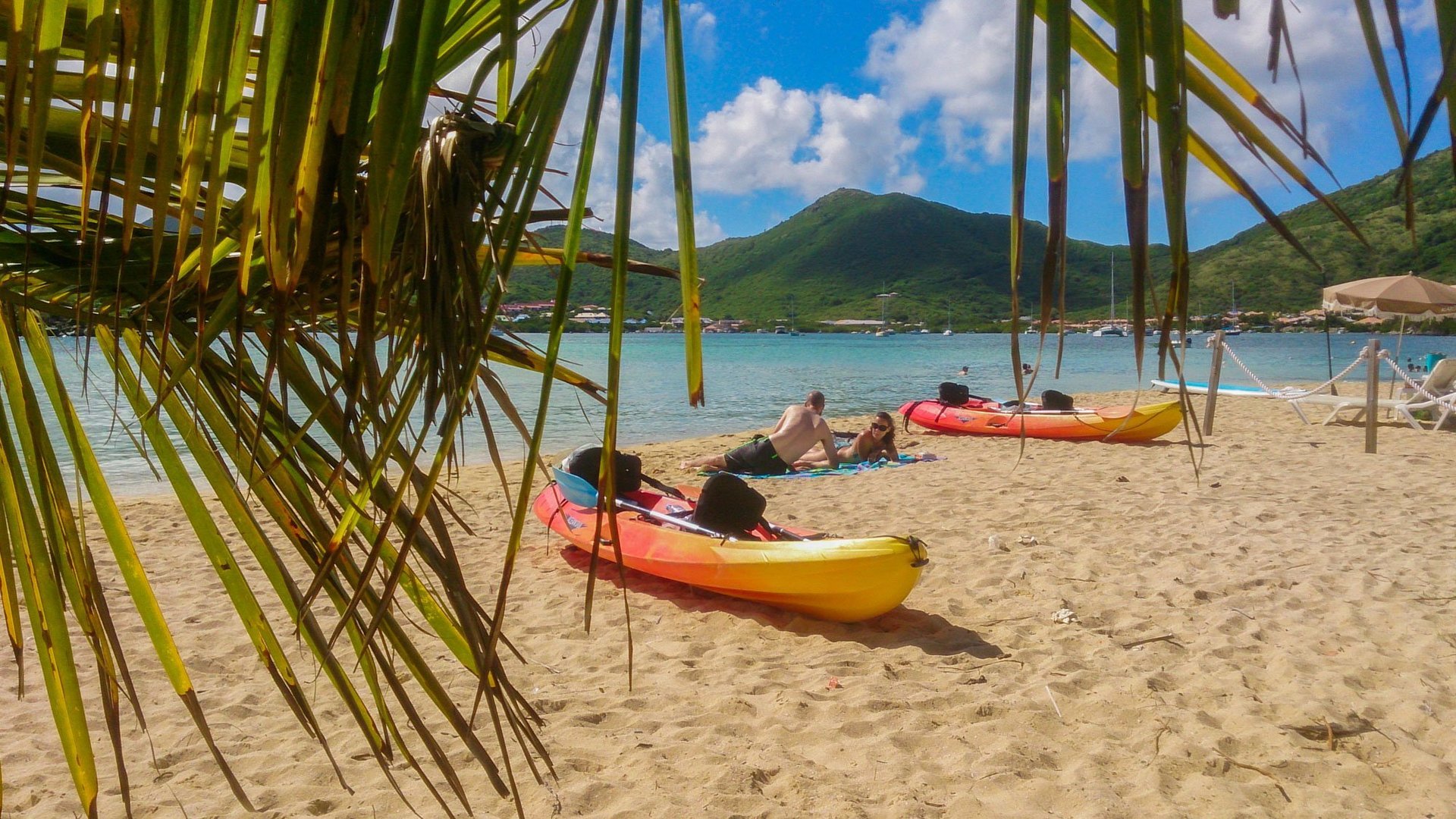 Rent a kayak to explore Pinel island Caribbean Paddling