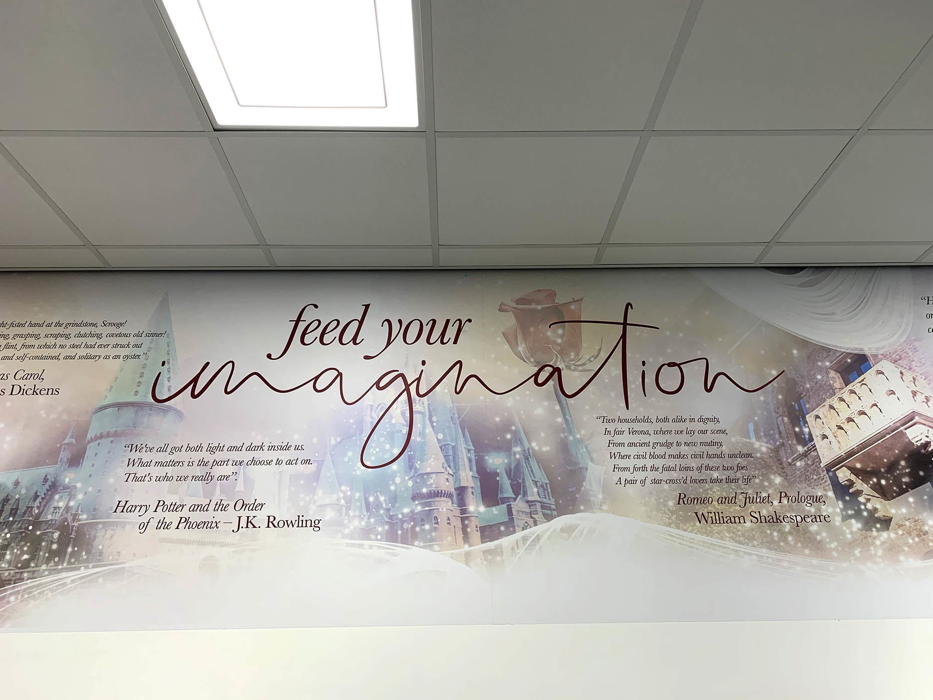 Design, large format printing and feature walls: Fusional portfolio