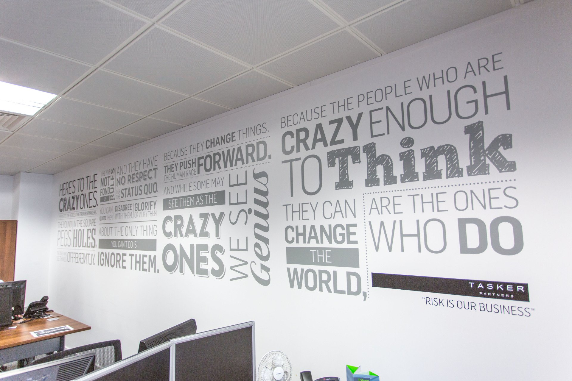 Printed Digital Vinyl Murals for schools