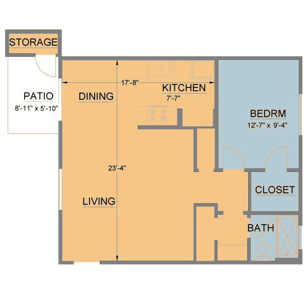 Floor Plans HeatherWood Apartments Yuba CA