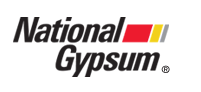 The national gypsum logo is on a white background.