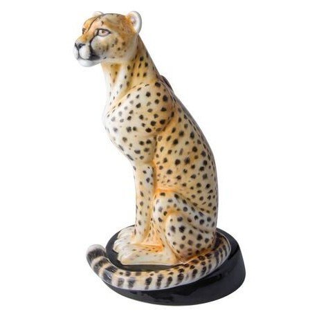 ROYAL CROWN DERBY African Cheetah Sculture