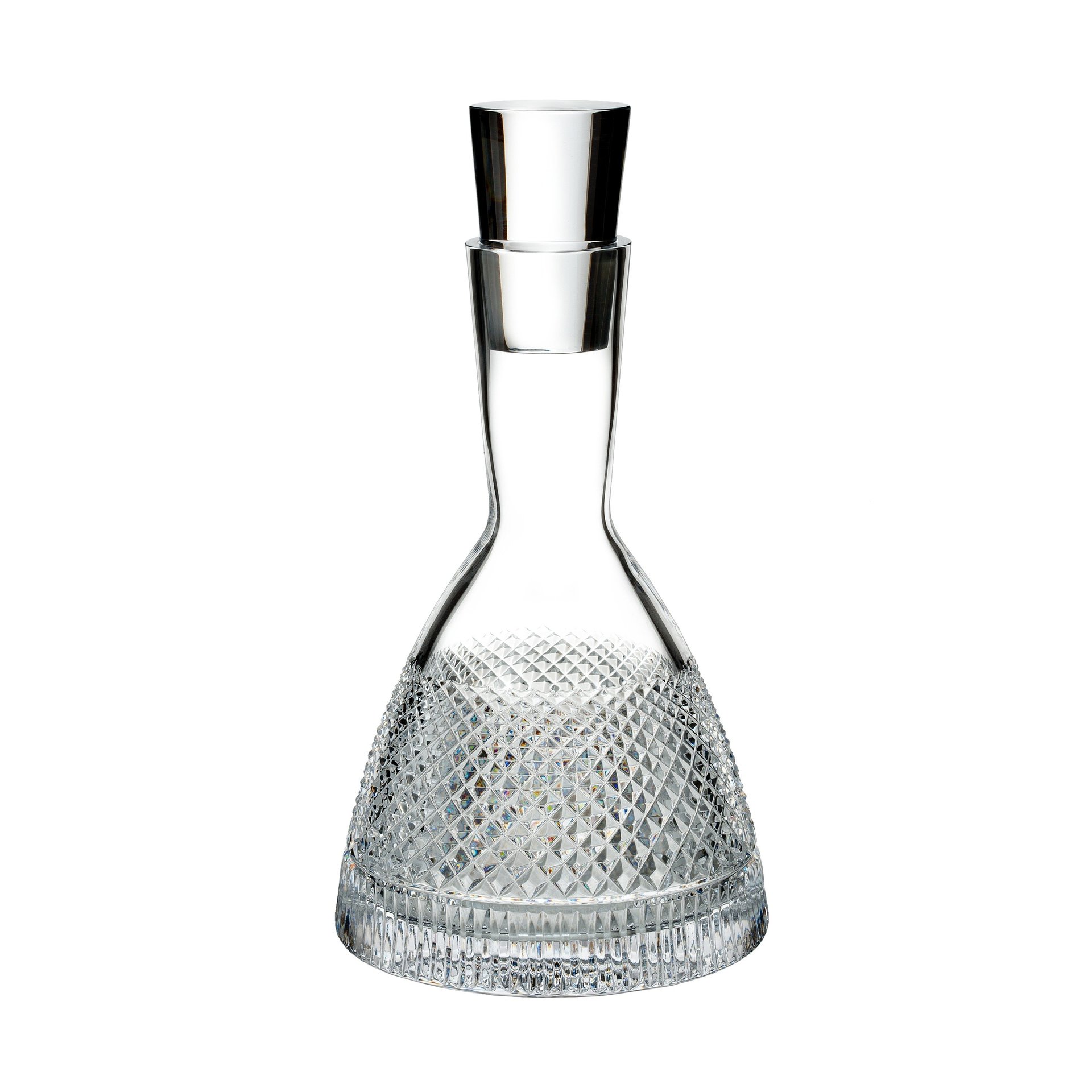 Waterford Diamond Line Decanter